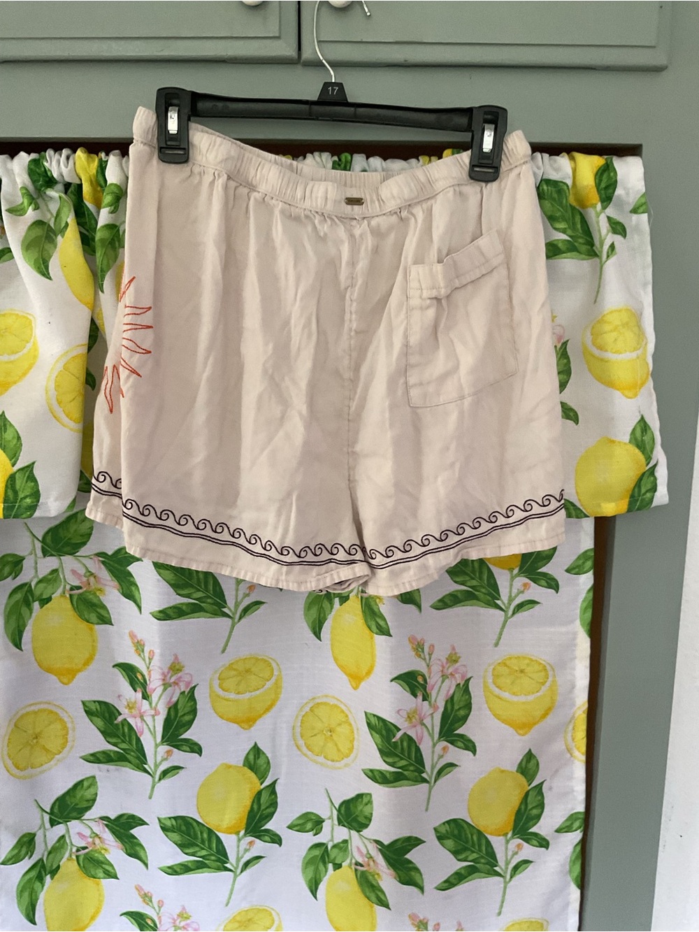 Rip Curl Beige Drawstring Lounge Shorts